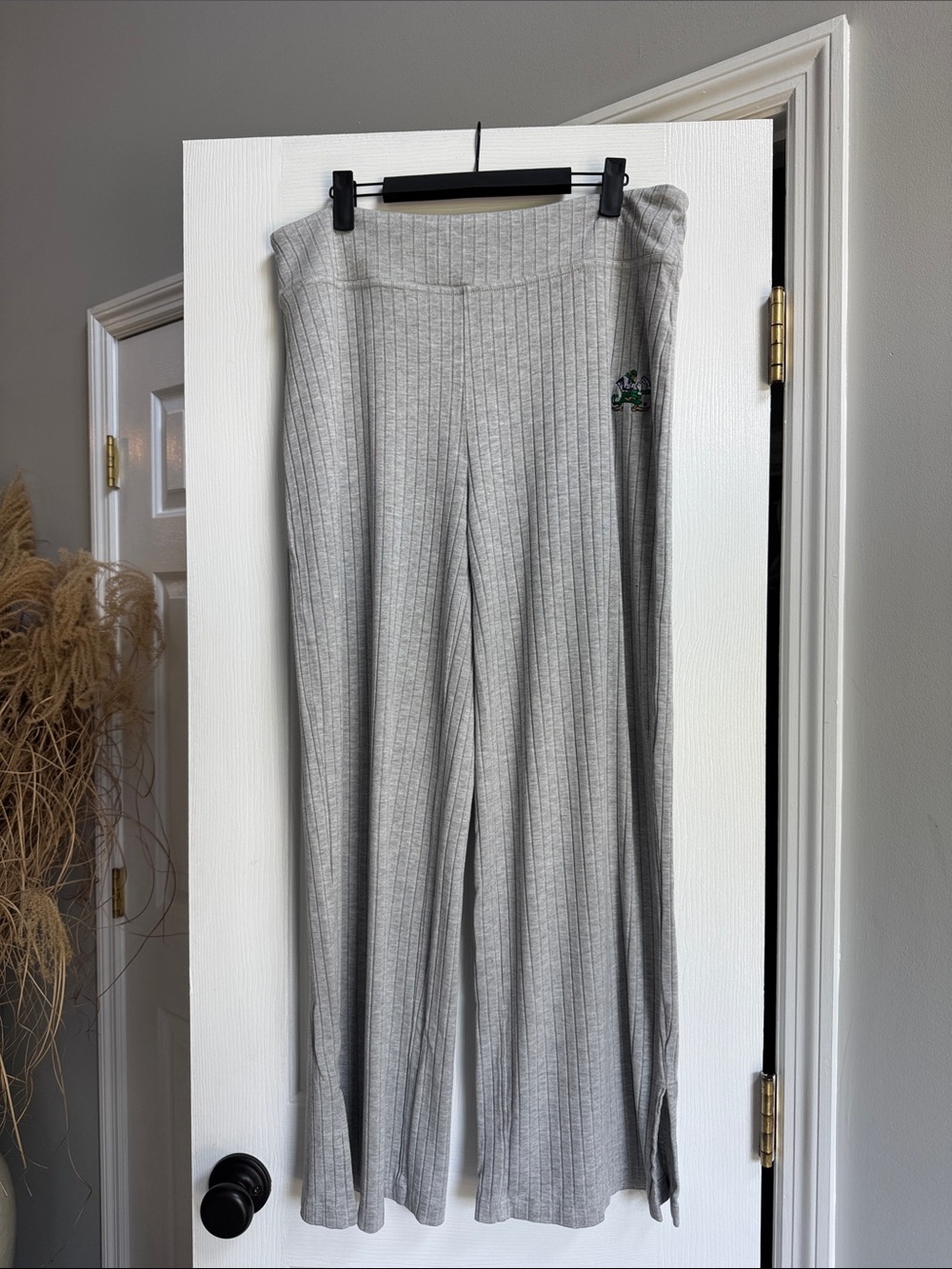 Vineyard Vines Heather Gray Ribbed Knit Pants